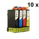 10 Druckerpatronen für Epson Stylus T0711-T0714 (C,M,Y,BK) Preis 12,99 €