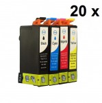 20 Druckerpatronen für Epson Stylus T0711-T0714 (C,M,Y,BK) Preis 22,50 €