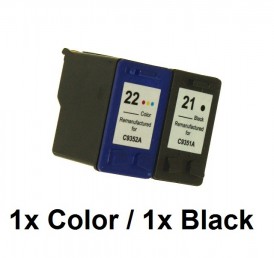 1Druckerpatrone wiederbefüllt für HP 22 Color /15ml Tinte