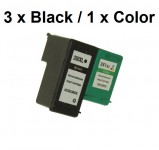 2 Druckerpatronen wiederbefüllt für HP 350XLSchwarz/HP 351XL Color