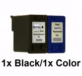 1Druckerpatrone wiederbefüllt für HP300XL Color 