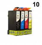 10 Patronen für Epson Stylus T01281-T01284 (C,M,Y,BK) Preis 10,79€