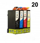 20 Patronen für Epson Stylus T1281-T1284 (C,M,Y,BK) Preis 17,99 €