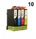 10 Druckerpatronen für Epson Stylus T1811-T1814 Preis 31,00€