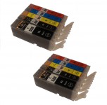 10 Druckerpatronen für Canon PGI-550/CLI-551 mit Chip 