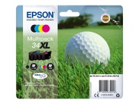 Epson Multipack 34XL - 16,3 /3x10,8 ml - Golfball - Original